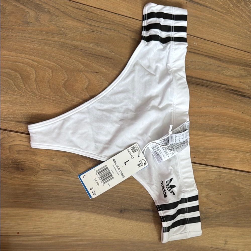 Adidas White and Black Sporty Underwear
